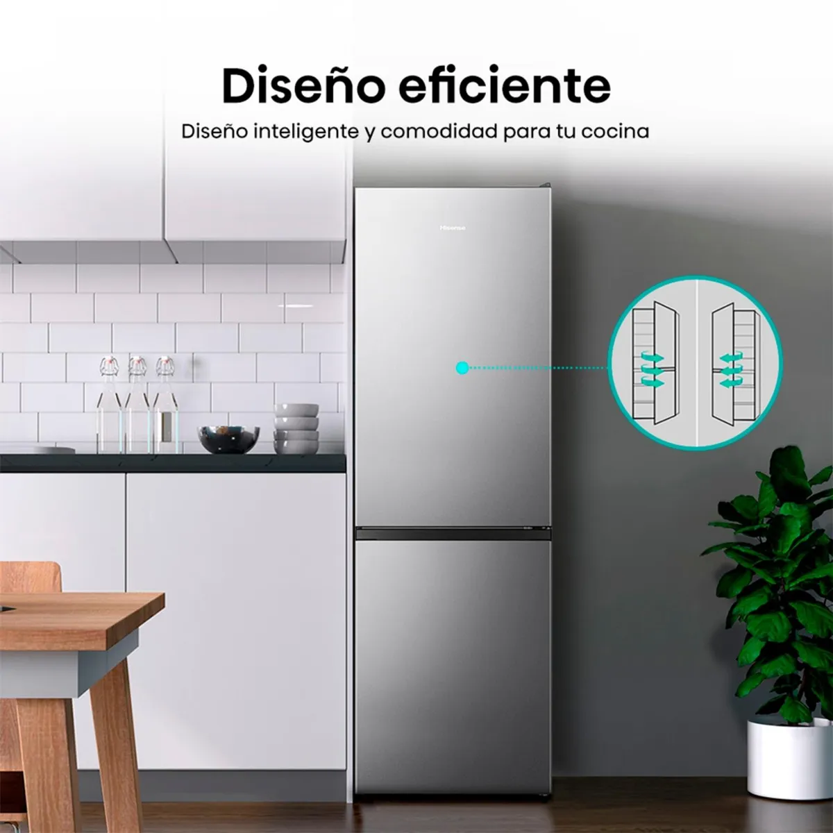 Refrigerador Top Freezer Hisense RD-39WC 340 L Blanco Frío