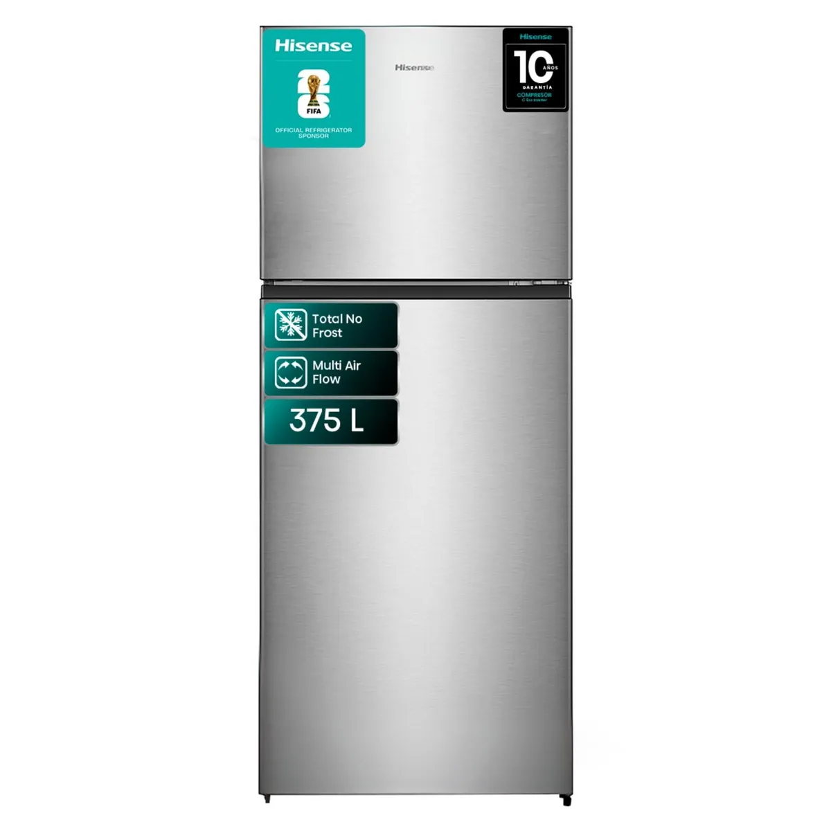 Refrigerador Top Freezer Hisense RD-49WRD 430 L Inox Frío