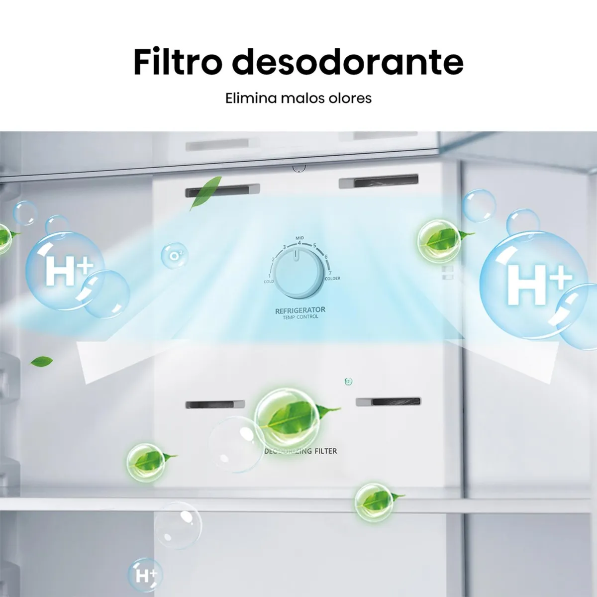 Refrigerador Top Freezer Hisense RD-49WRD 430 L Inox Frío