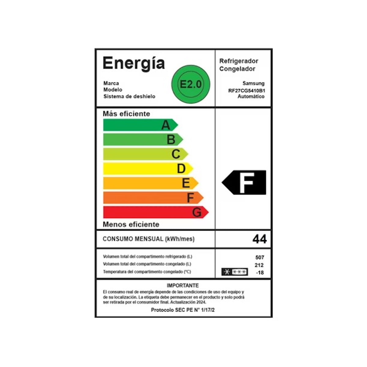 Refrigerador Samsung RF27CG5410B1 French Door 719L No Frost