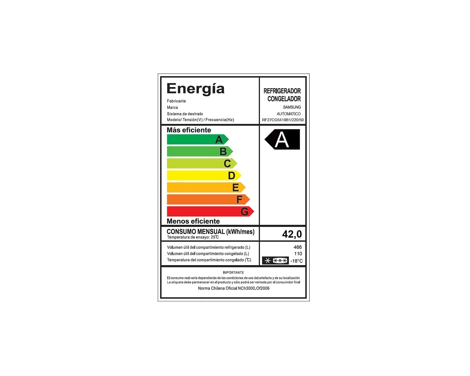 Refrigerador Samsung No Frost French Door de 576 Lts