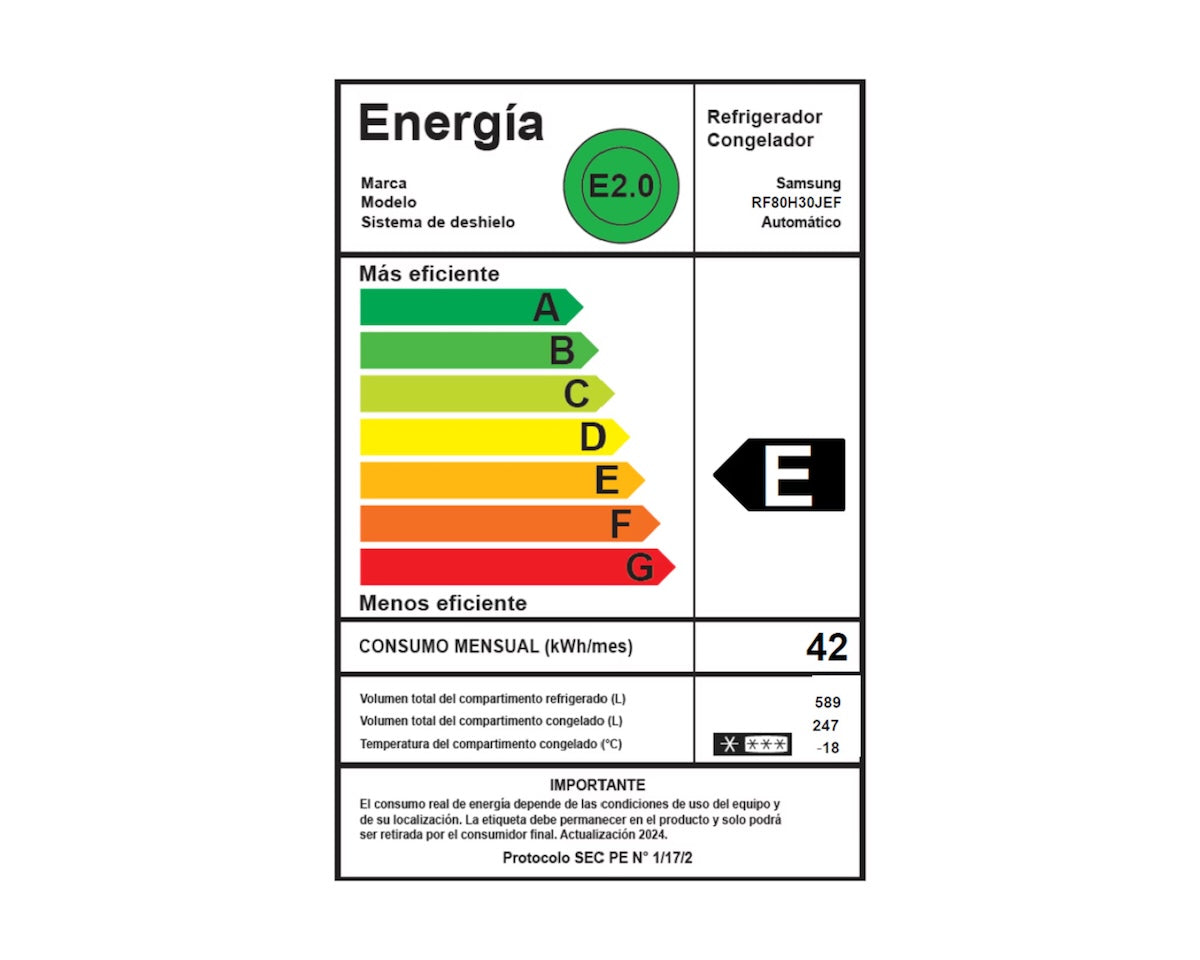 Refrigerador Samsung RF80H30JEFZS French Door 836L No Frost