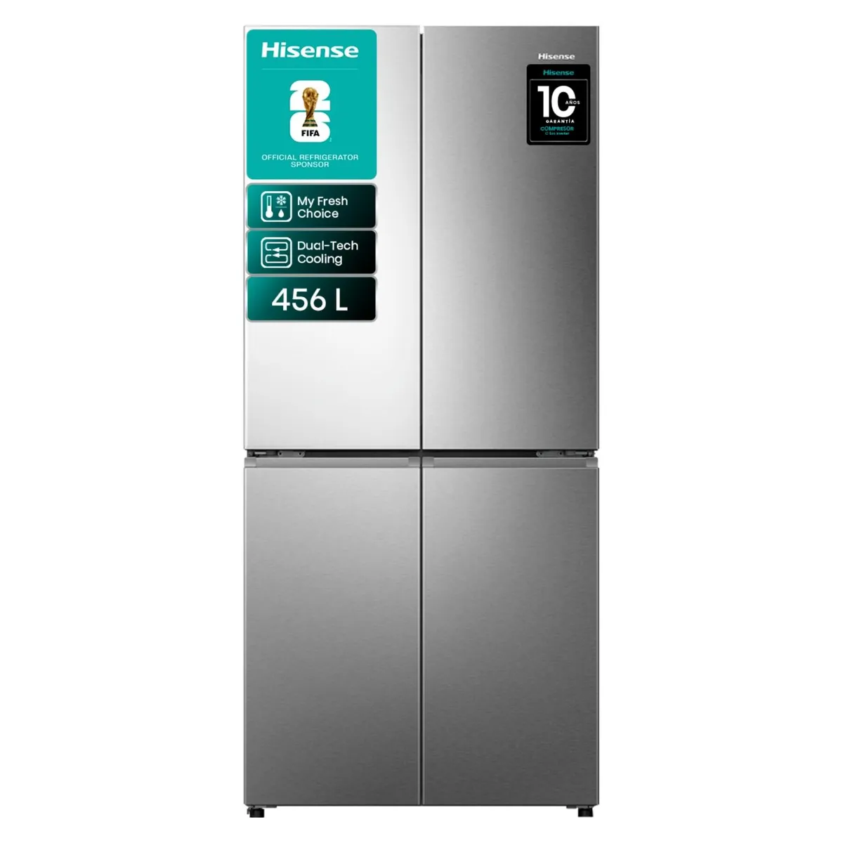 Refrigerador Side by Side Hisense RQ5P470NECF 470L NoFrost