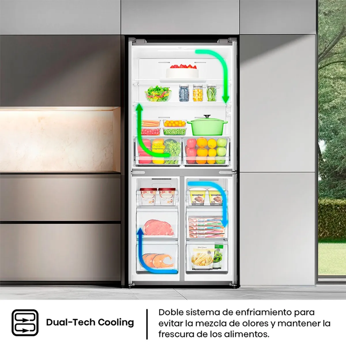 Refrigerador Side by Side Hisense RQ5P470NECF 470L NoFrost