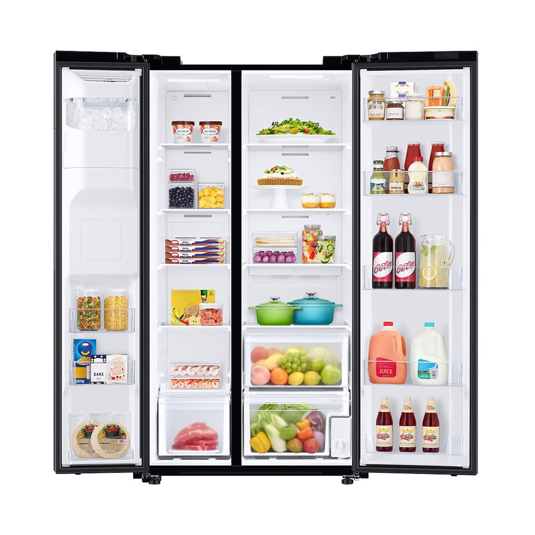 Refrigerador Samsung Side by Side de 602 Lts Space Max - Caja Reciclada