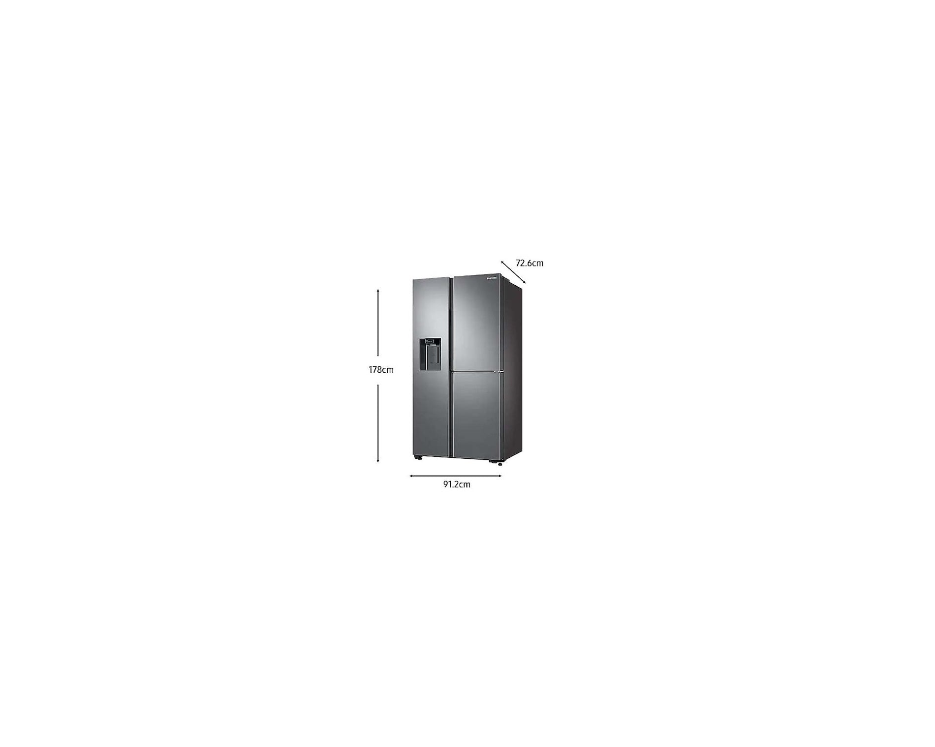 Refrigerador Samsung Side by Side de 602 L Space Max - Caja Reciclada