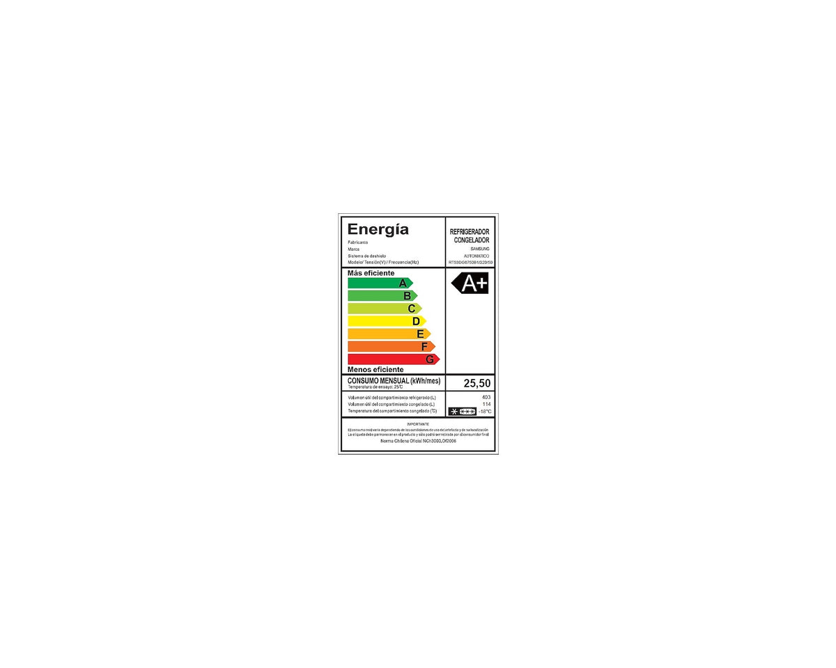 Refrigerador Samsung Top Mount Freezer 517L No Frost - Open Box