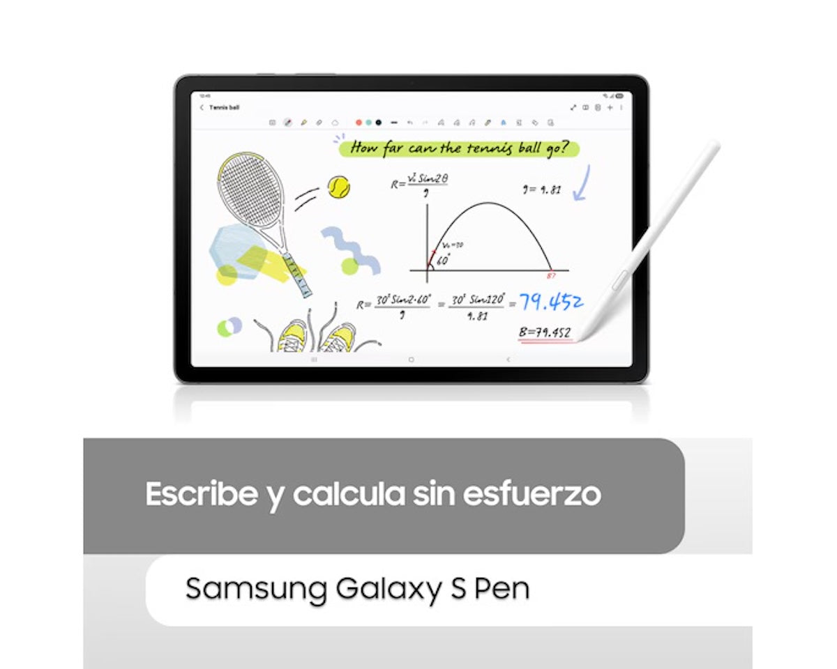 Galaxy Tab S10 Lite Gris 128GB + Cover + S Pen - Caja Reciclada