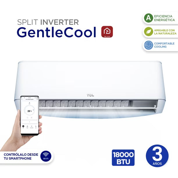 Aire Acondicionado TCL 18000 BTU Inverter Frío Calor Split