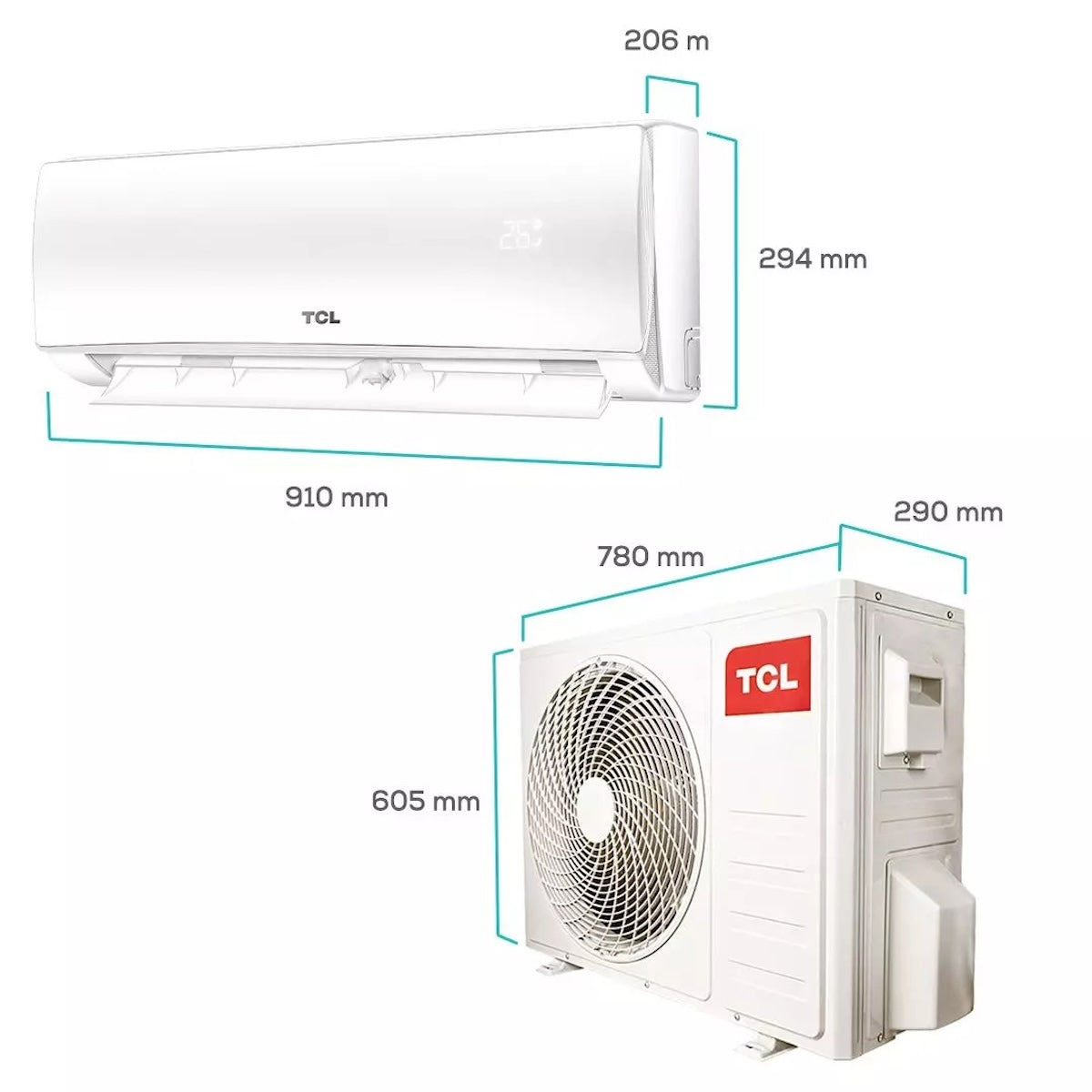 Aire Acondicionado TCL TAC-18CHSA-XA61 18.000 BTU Inverter
