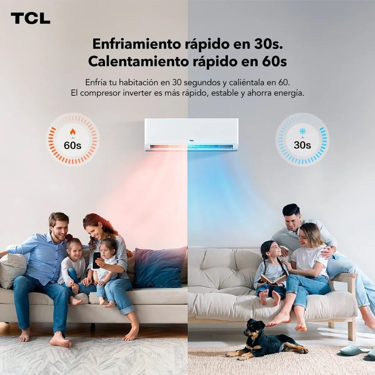 Aire Acondicionado Inverter TCL TAC-24CHSA 24.000 BTU Wi-Fi