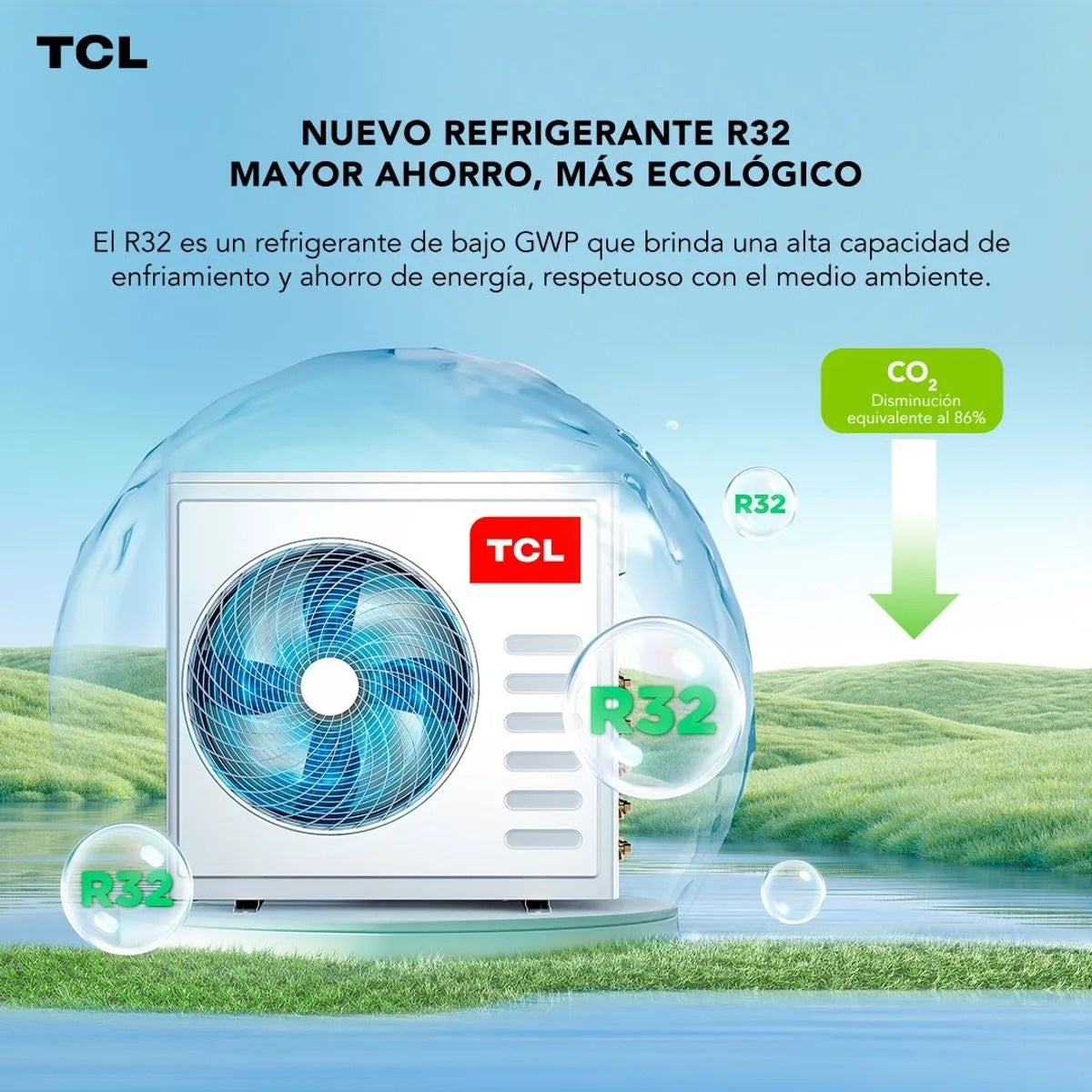 Aire Acondicionado Inverter TCL TAC-24CHSA 24.000 BTU Wi-Fi