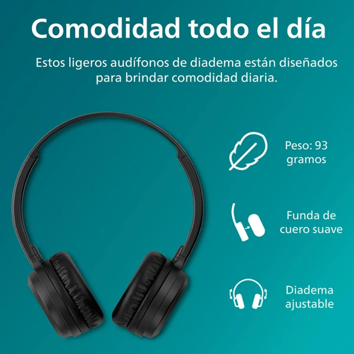 Audífonos Philips TAH1108BK-00 Bluetooth 5.2