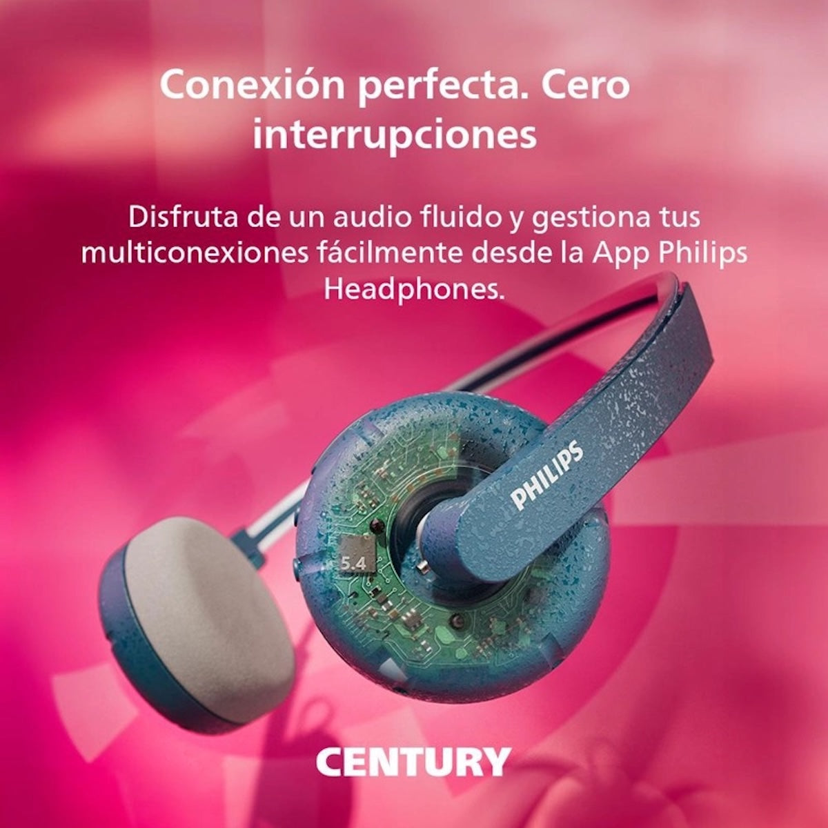 Audífonos Philips TAH2000 Verde azulado