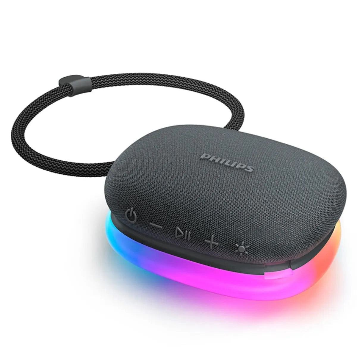 Parlante Philips TAS2307BK-00 Bluetooth con Luces LED