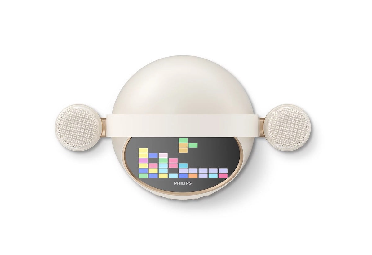 Parlante Bluetooth Philips TAS2509WT Karaoke Blanco con 2 Micrófonos