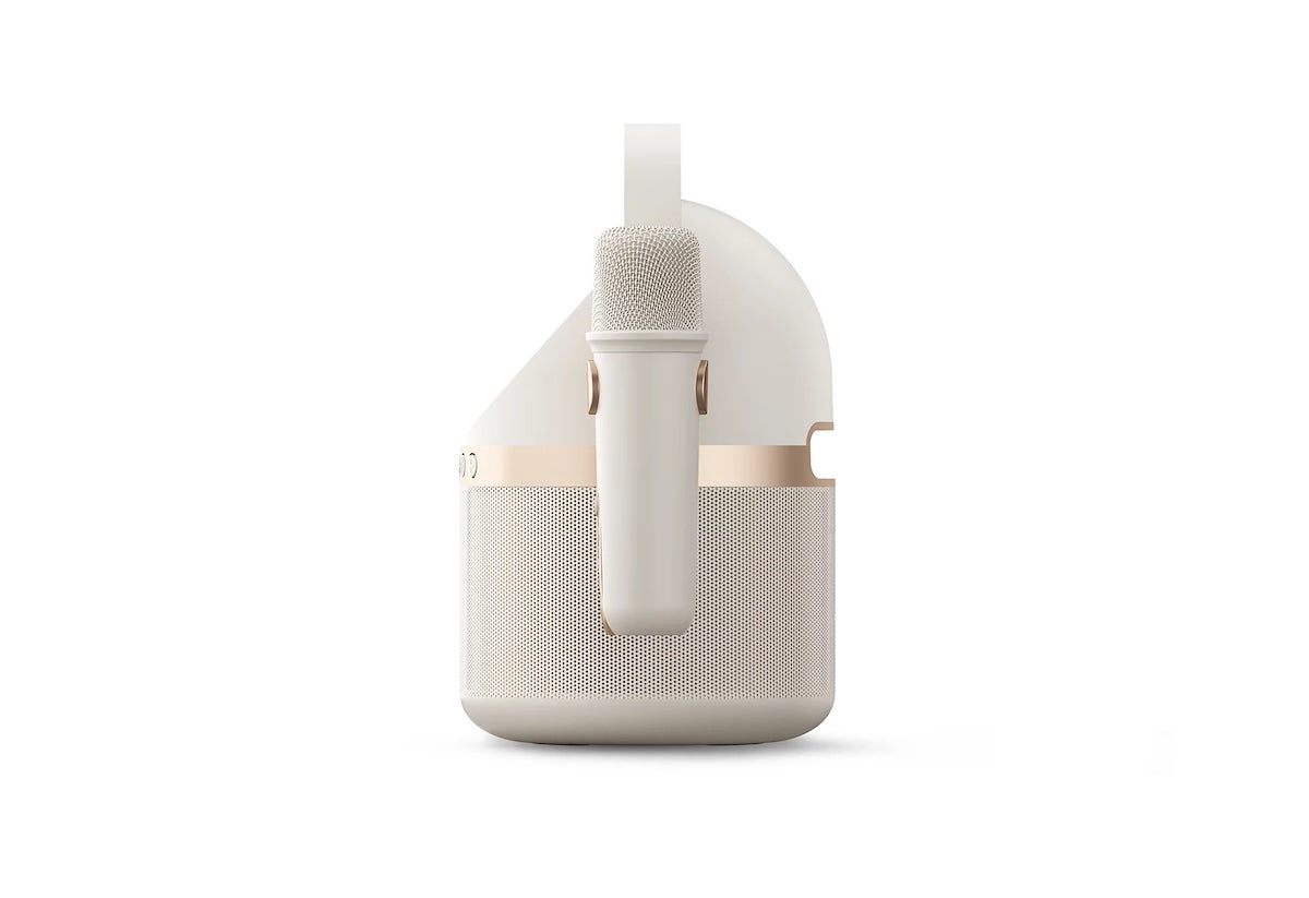 Parlante Bluetooth Philips TAS2509WT Karaoke Blanco con 2 Micrófonos