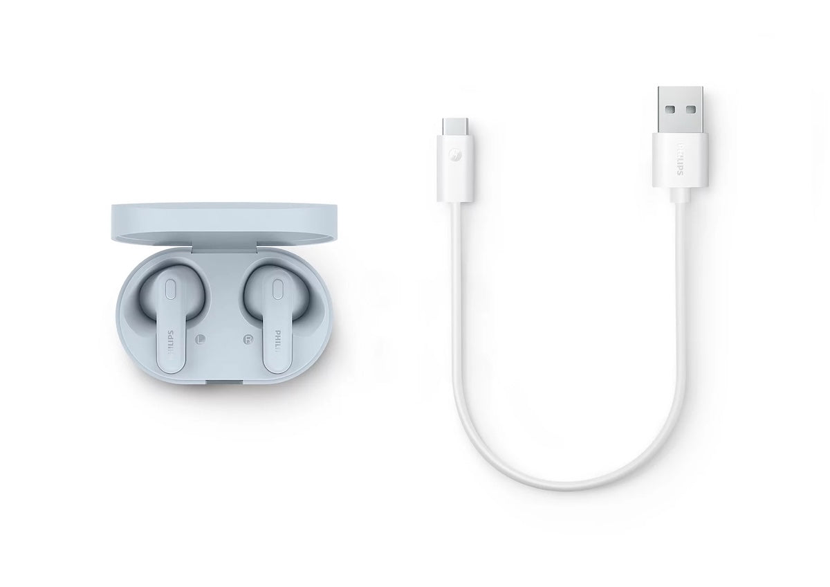 Audífonos Philips TAT1138WT True Wireless Bluetooth Azul