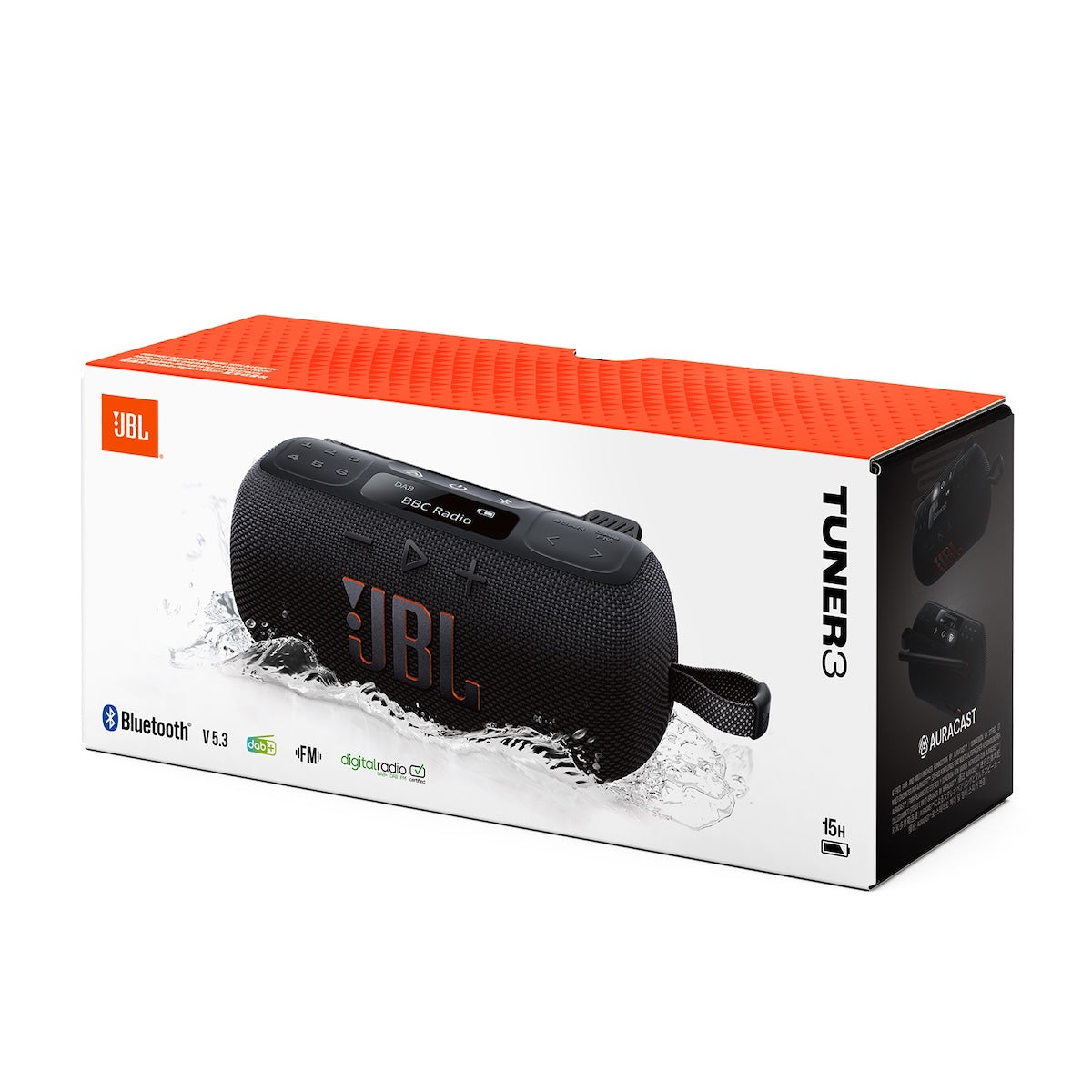 Radio Parlante JBL Tuner 3 Portátil Bluetooth con Pantalla