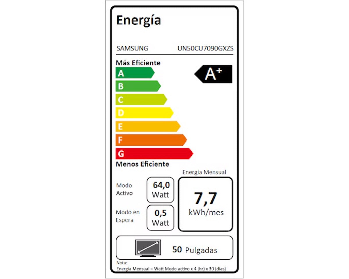 Smart TV Samsung 50" Crystal Uhd 4K CU7090