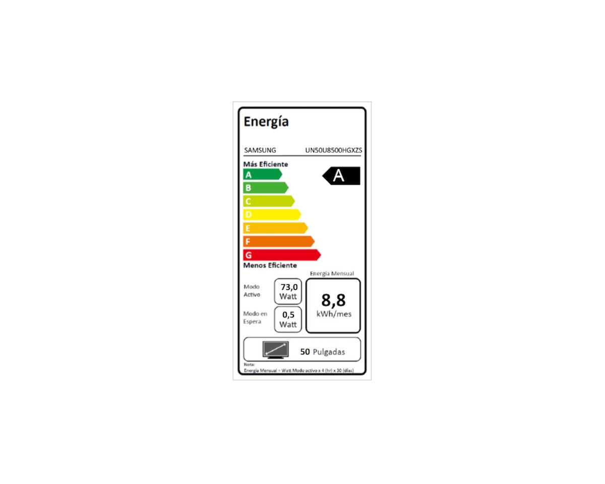 Smart TV Samsung UN50U8500HGXZS 50" Crystal UHD 4K