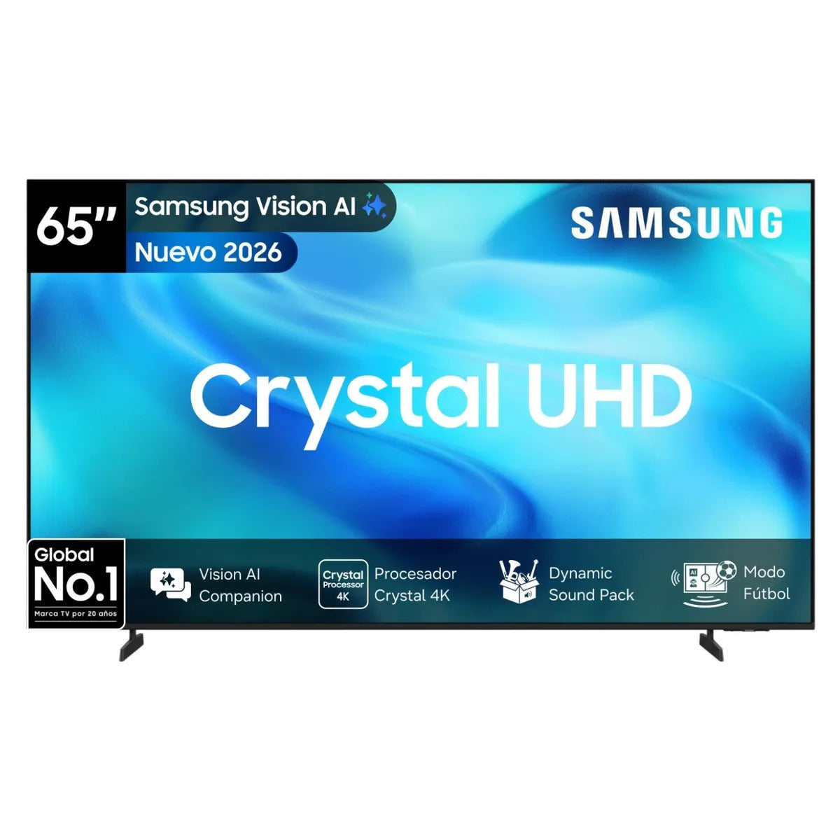 Samsung UN65U8000HGXZS Smart TV 65" Crystal UHD 4K - Caja Reciclada