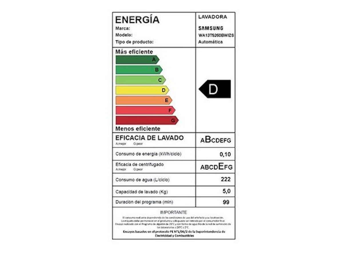 Lavadora Carga Superior 13 kg Digital Inverter WA13T5260BW-ZS - Open Box
