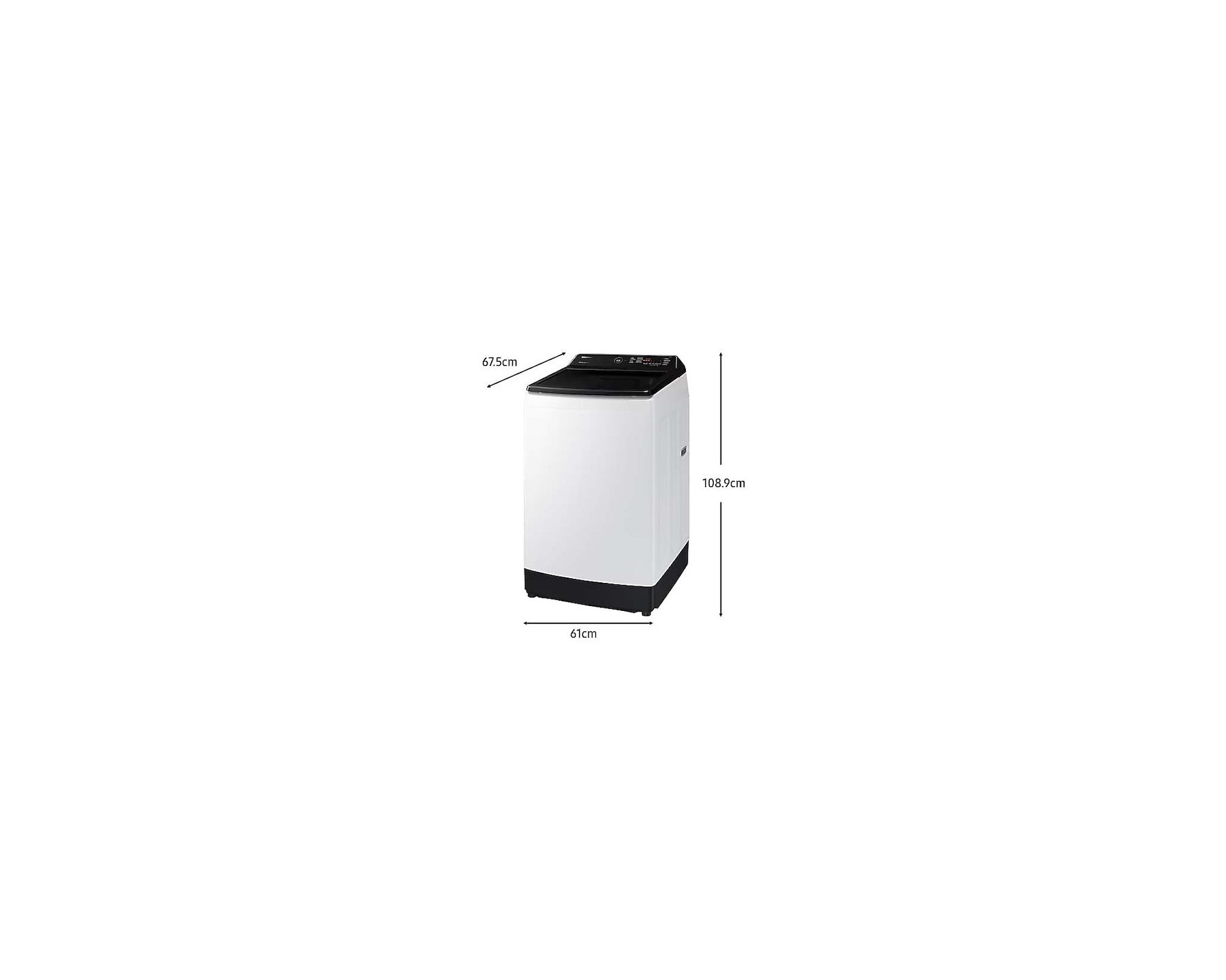 Lavadora automática Samsung 15 kg WA15CG5441BWZS