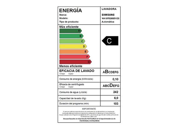 Lavadora Carga Superior 19 kg Digital Inverter - Open Box