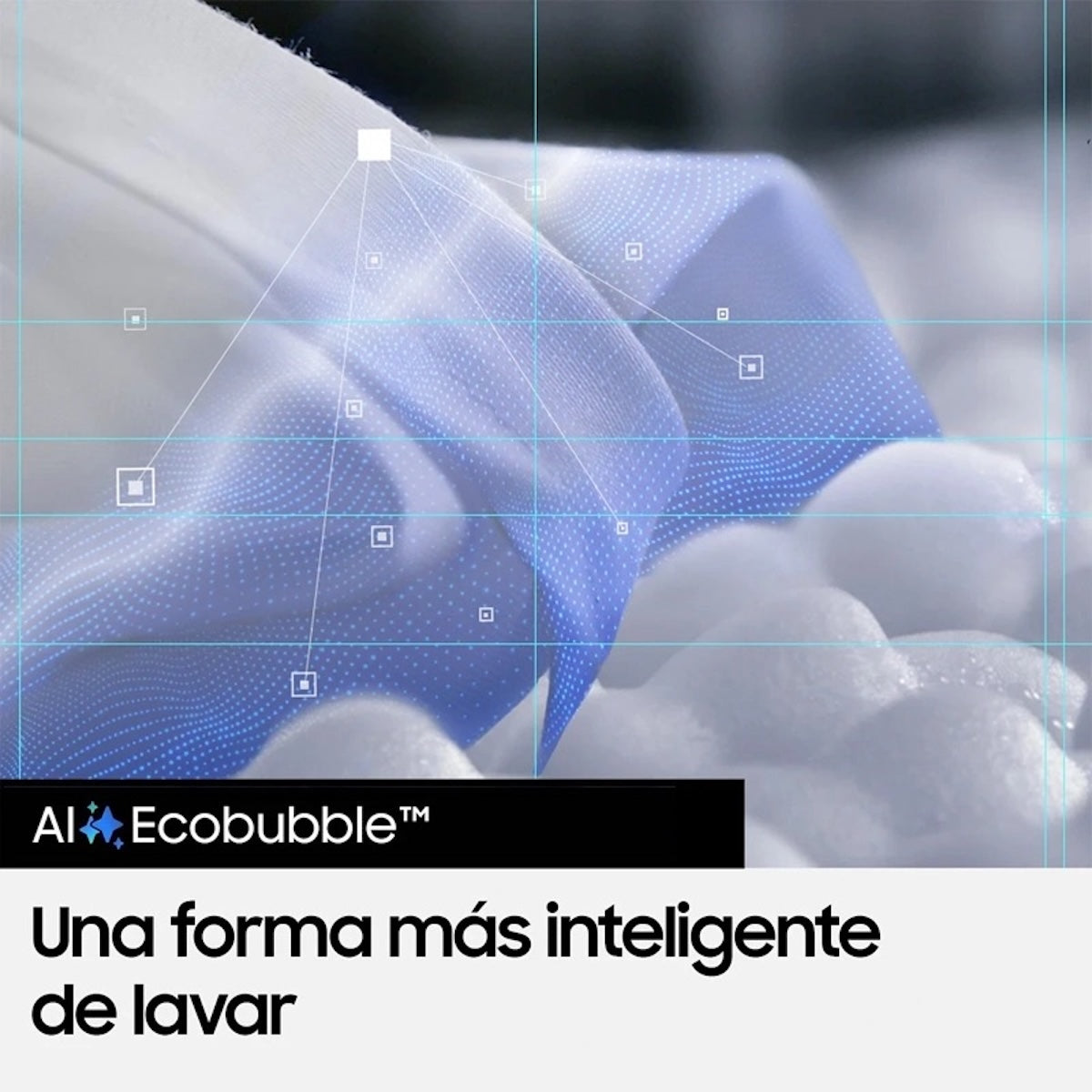 Lavadora Secadora Samsung WD12FG6B34BEZS 12/8 Kg AI - Caja Reciclada
