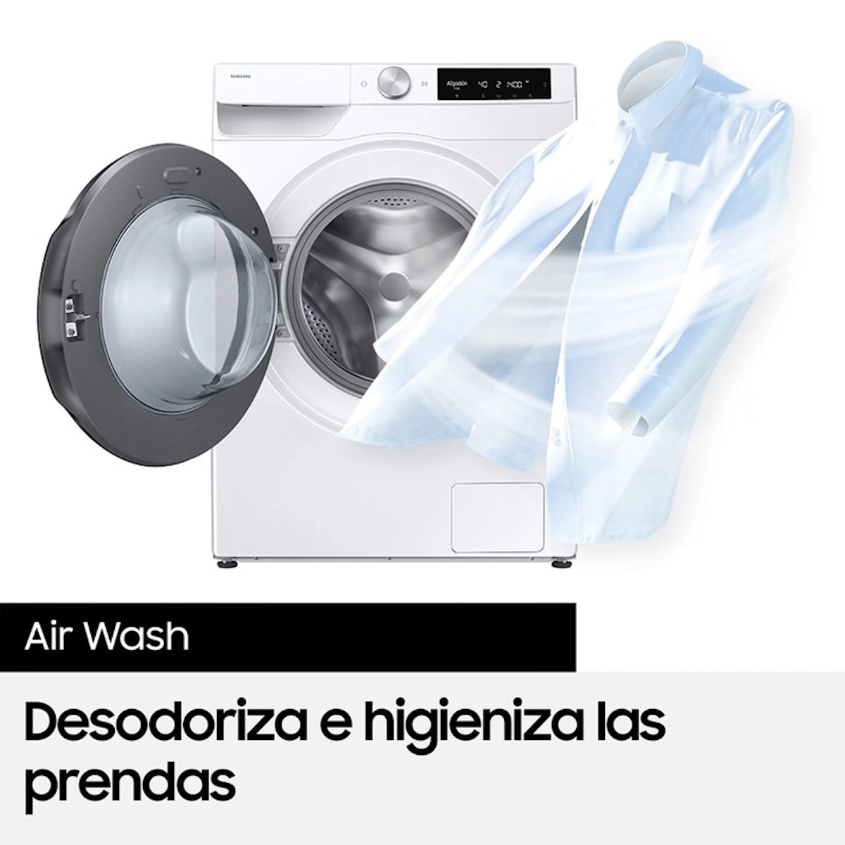 Lavadora Secadora Samsung WD12FG6B34BEZS 12/8 Kg AI - Caja Reciclada