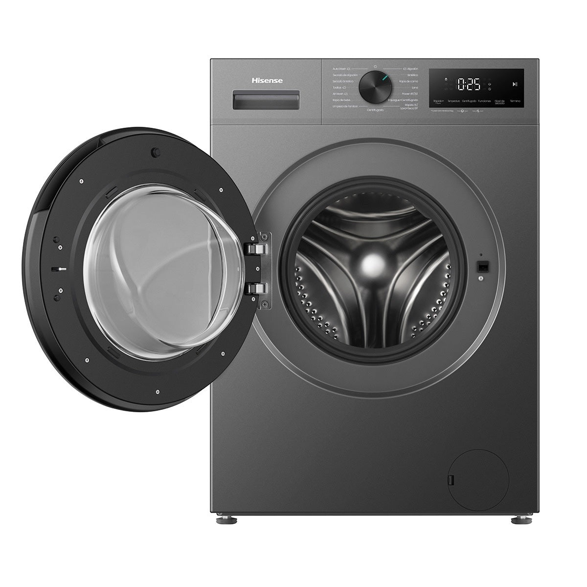 Lavadora-Secadora Hisense WD1I1041BT 10/6 kg Titanium