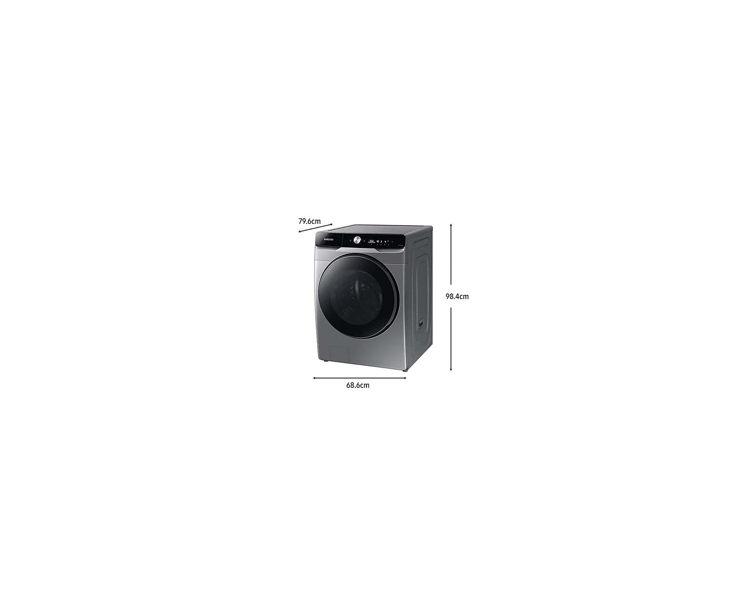 Lavadora Secadora Carga Frontal 20 kg Digital Inverter