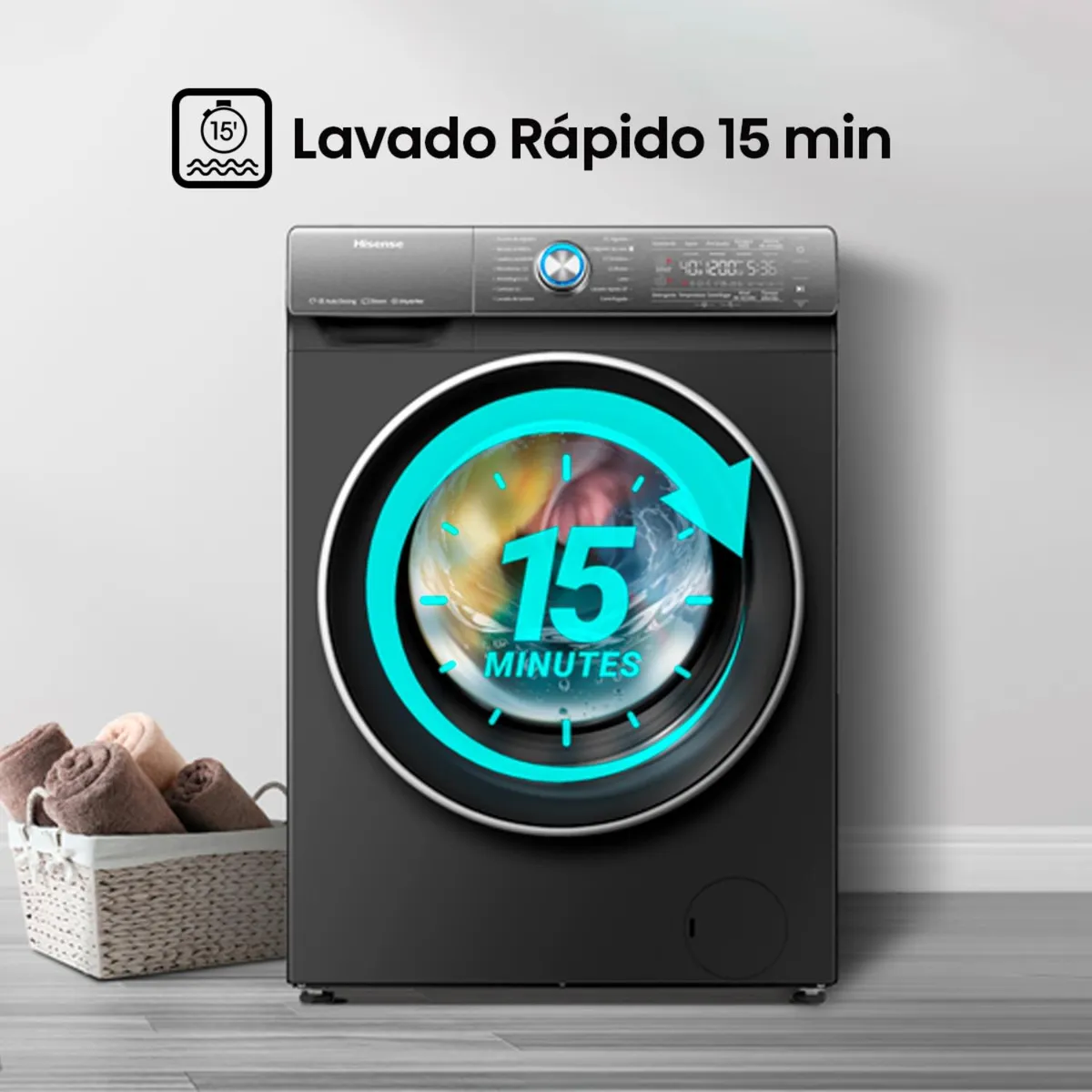 Lavadora Secadora Hisense WD3Q1042BT 10 kg/6 kg