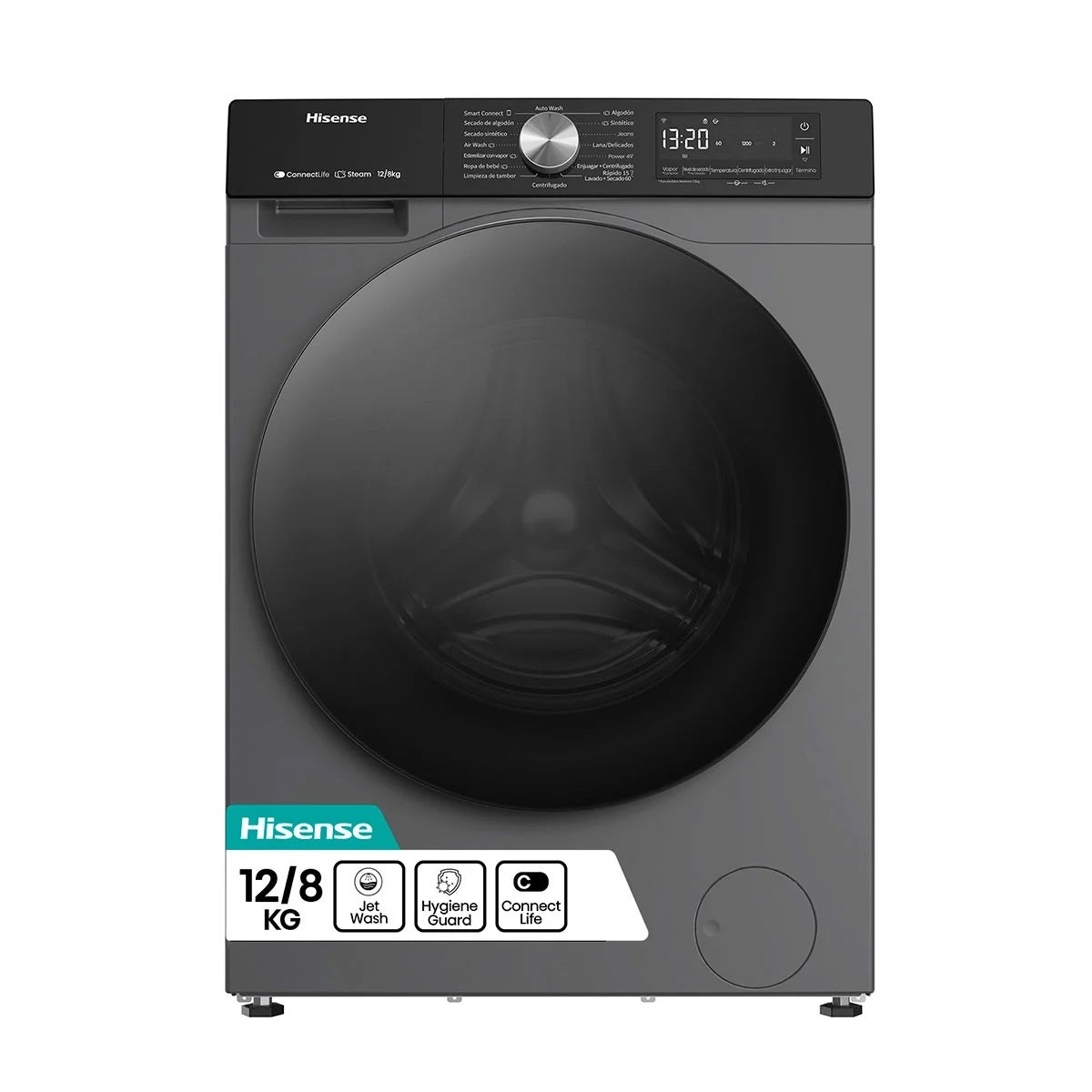 Lavadora Secadora Hisense WD3S1243BT1 12/8 Kg - Open Box
