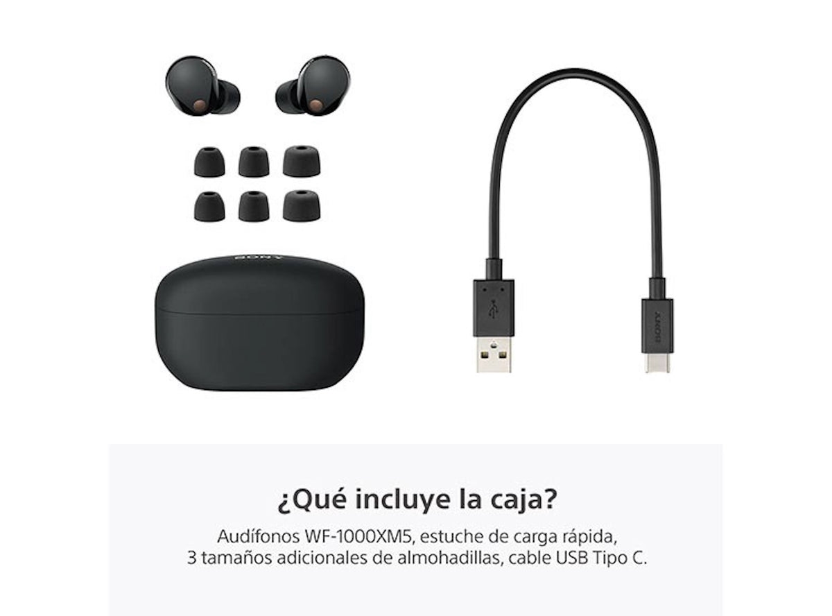 Sony Wf1000Xm5/B Negro Noise Cancelling - Open Box