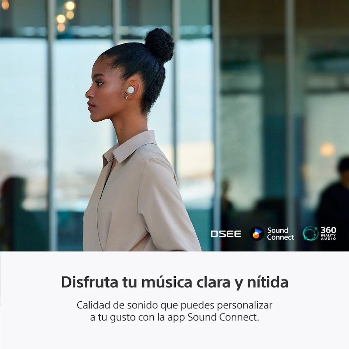 Audífonos Sony WF-C710N Blanco True Wireless Noise Cancelling