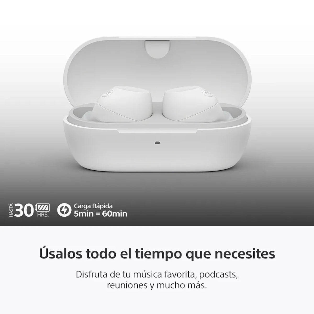 Audífonos Sony WF-C710N Blanco True Wireless Noise Cancelling