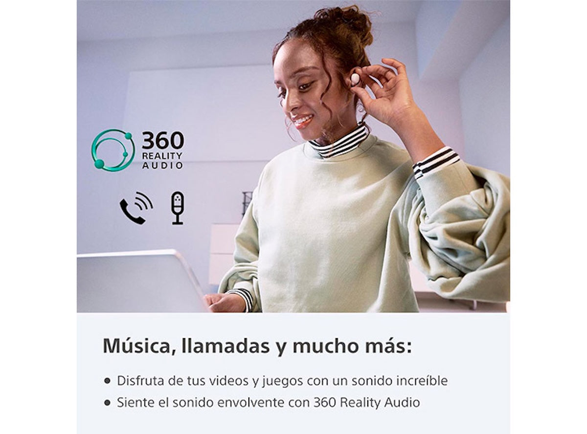 Audífonos Sony LinkBuds S WF-LS900N Blanco Noise Cancelling