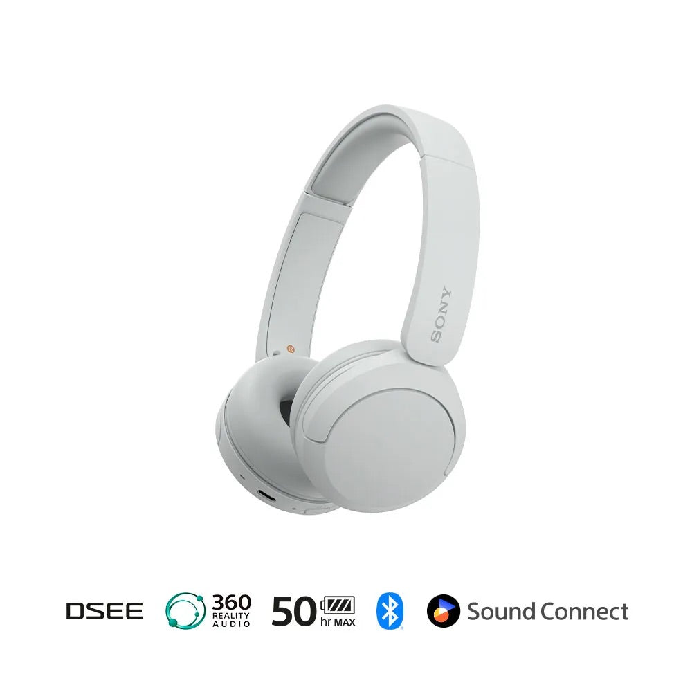 Audífonos Sony WH-CH520-WZ Bluetooth 40 Horas de Batería