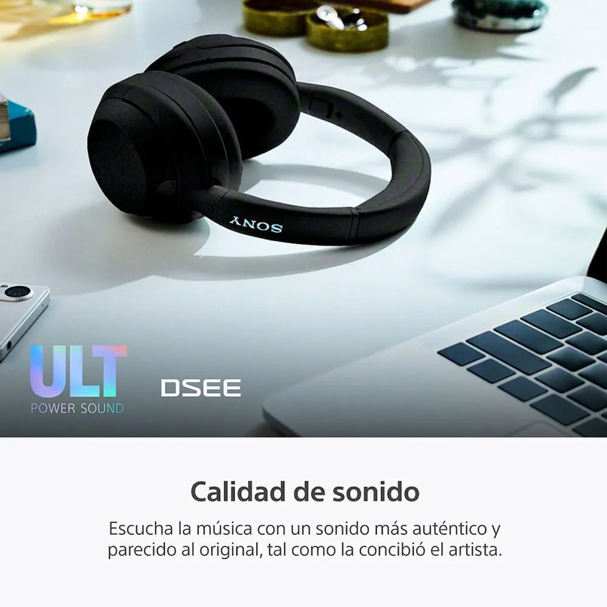 Audífonos Sony ULT WEAR WH-ULT900N Negro Noise Cancelling