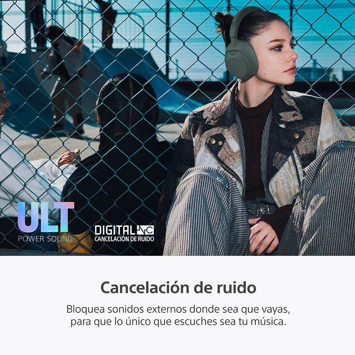 Audífonos Sony ULT WEAR WH-ULT900N Gris Bosque Noise Cancelling