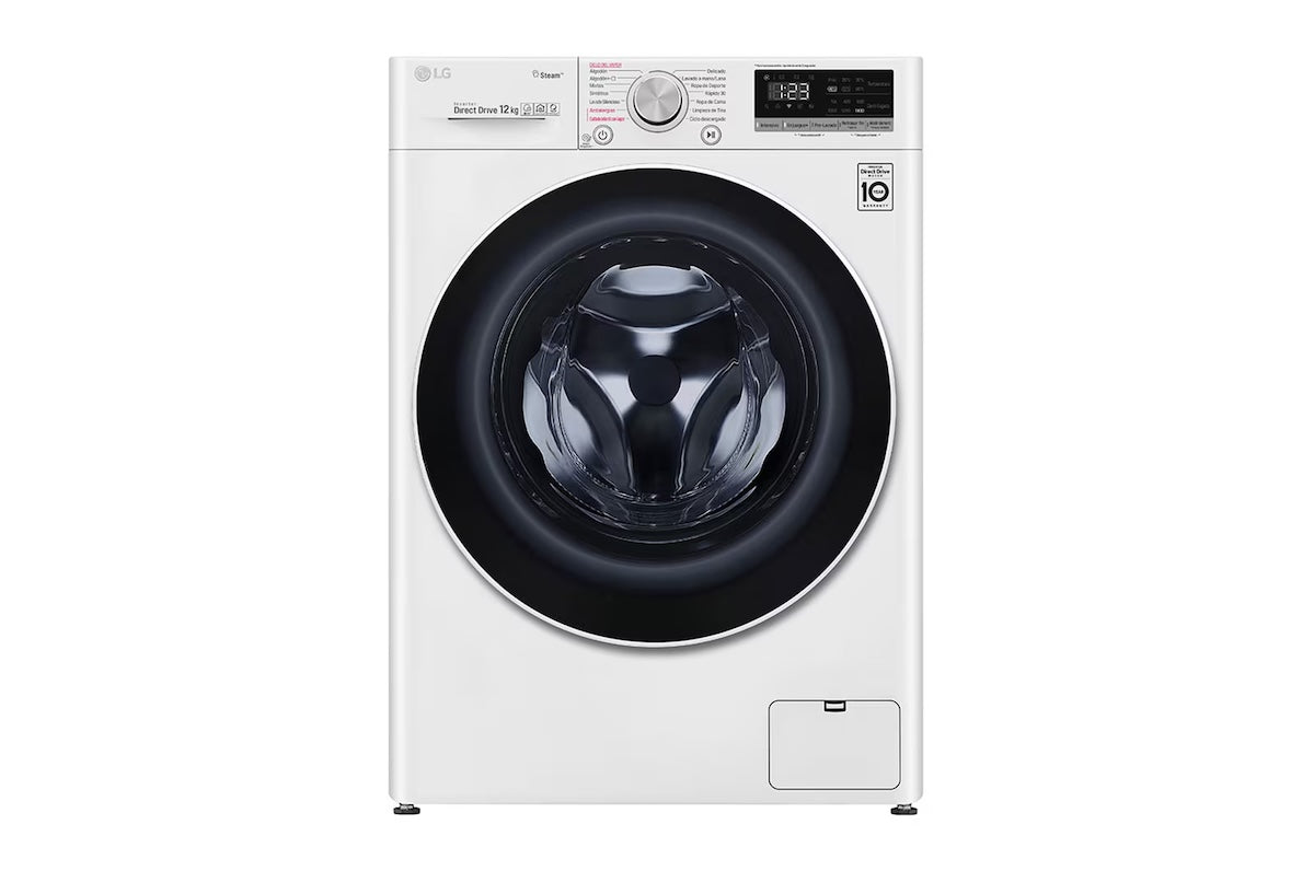 Lavadora LG WM12WVC4S6 12 kg – Tecnología AI DD - Open Box