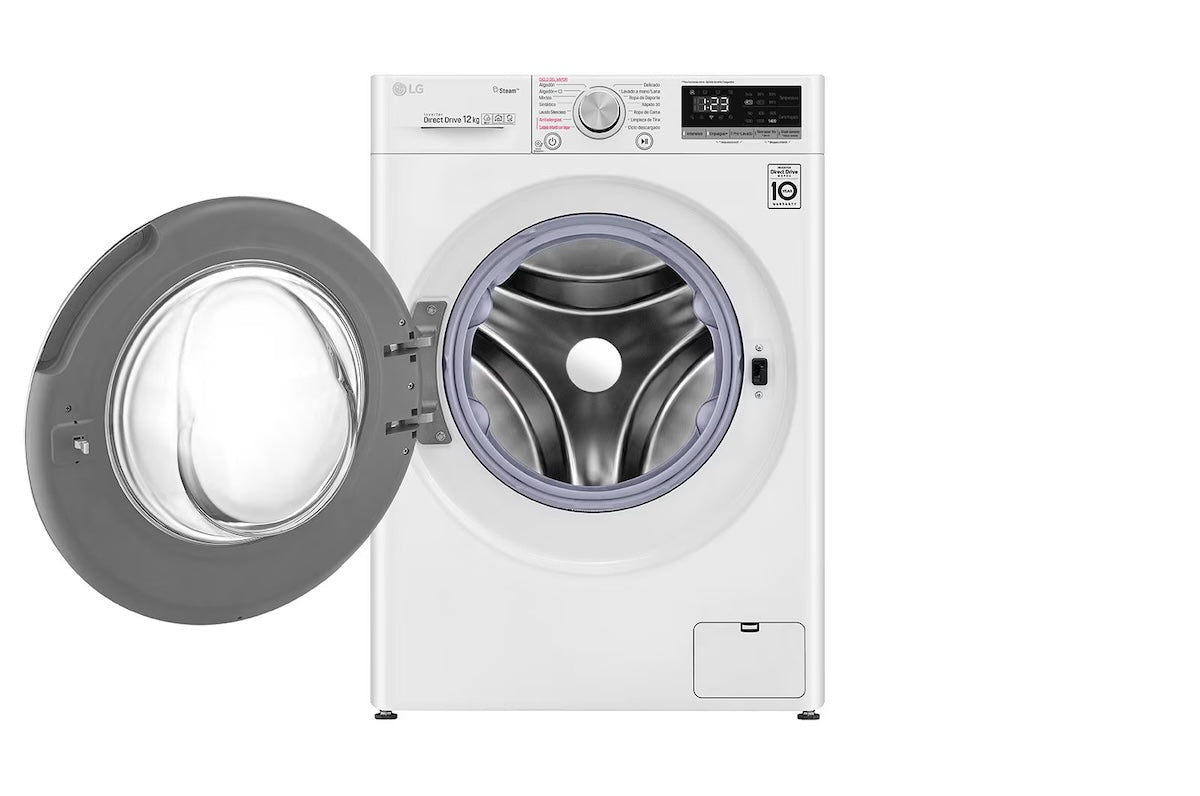 Lavadora LG WM12WVC4S6 12 kg – Tecnología AI DD - Open Box