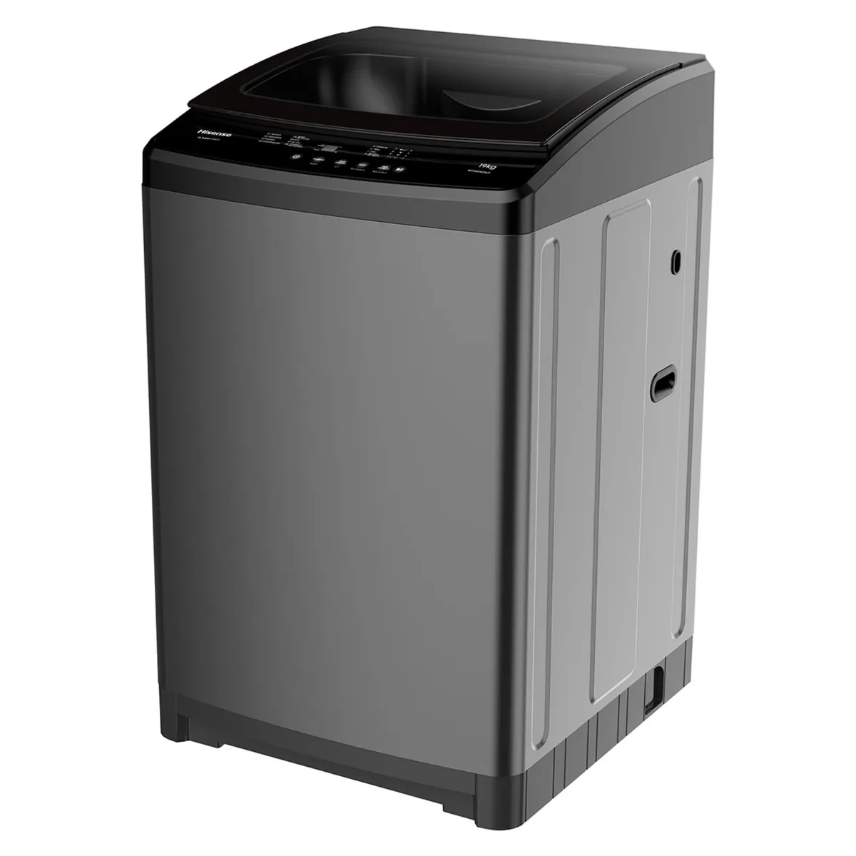 Lavadora Hisense WT3W1923UT 19 kg gris Carga Superior