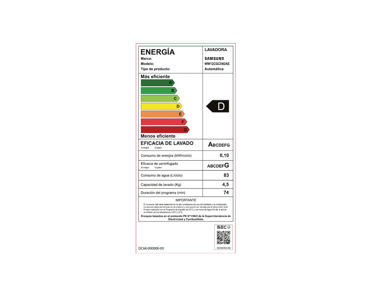 Lavadora Carga Frontal 12KG - Open Box